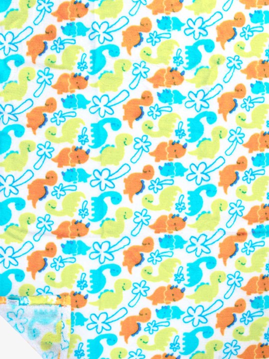 Green & Blue Abstract Mild Winter 300 GSM Single Bed Blanket