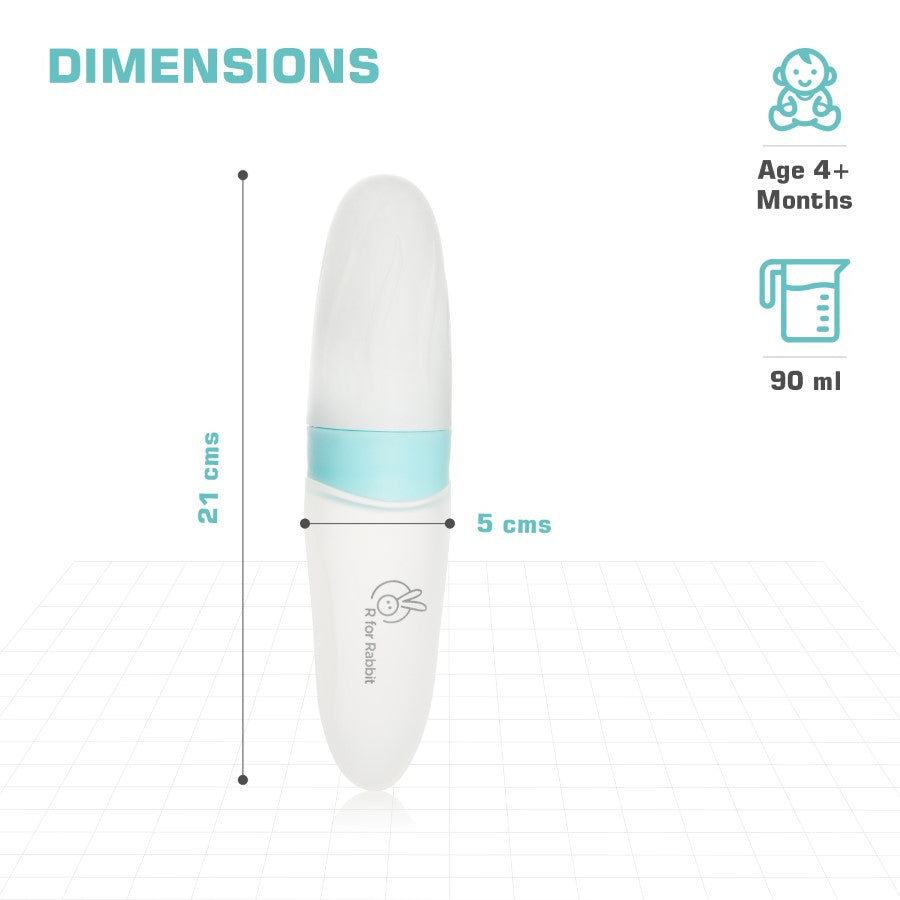 R for Rabbit Silicone Feeding Bottle Spoon