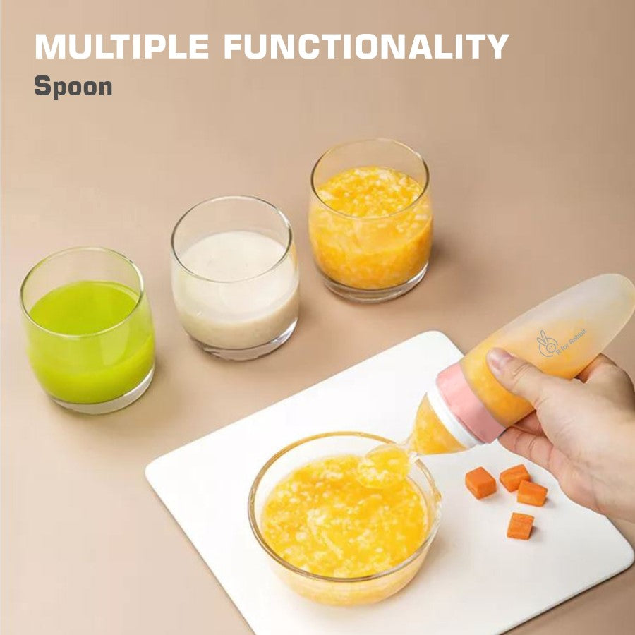 R for Rabbit Silicone Feeding Bottle Spoon