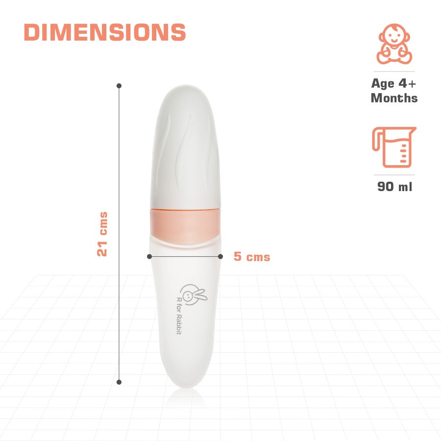 R for Rabbit Silicone Feeding Bottle Spoon