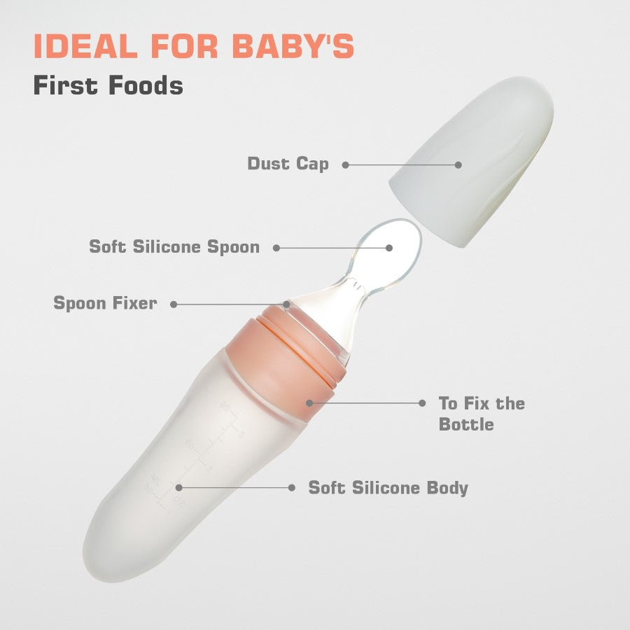 R for Rabbit Silicone Feeding Bottle Spoon