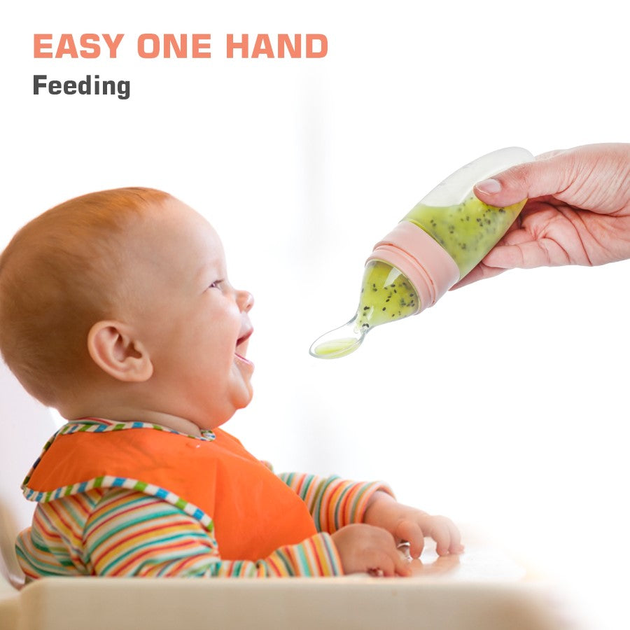 R for Rabbit Silicone Feeding Bottle Spoon