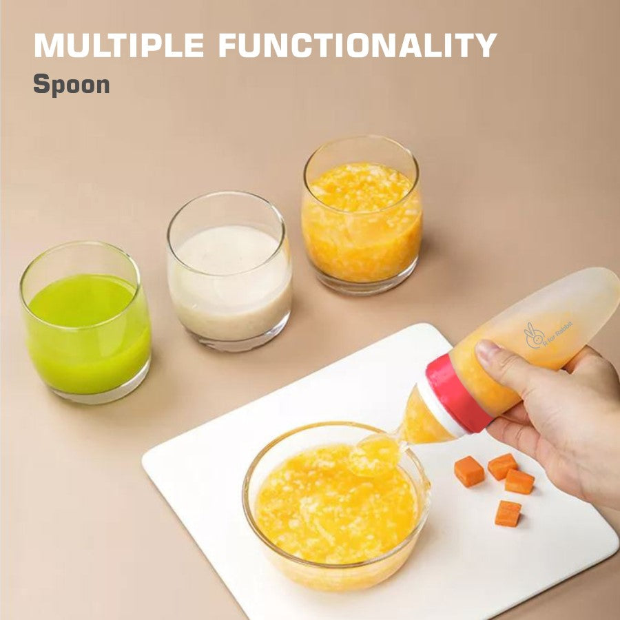 R for Rabbit Silicone Feeding Bottle Spoon