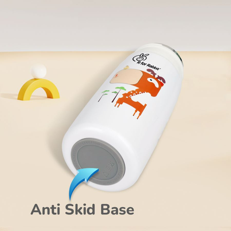 R for Rabbit Steebo Safari Stainless Steel Sipper Bottle for Kids 500ml