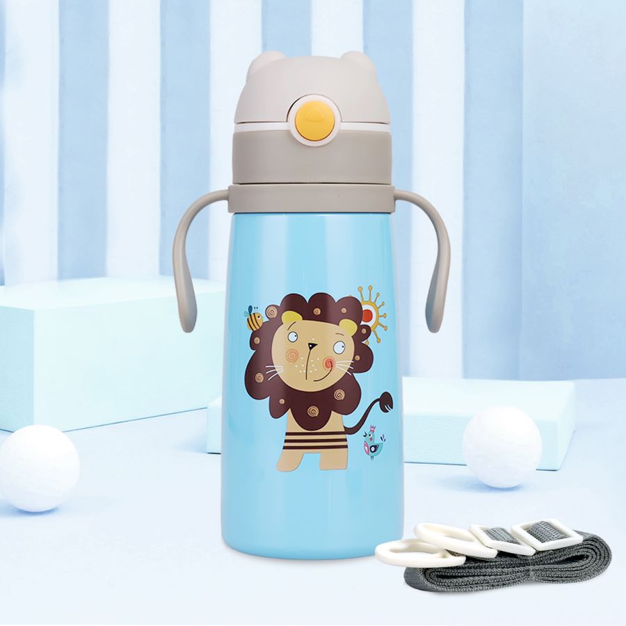 R for Rabbit Steebo Safari Stainless Steel Sipper Bottle for Kids 500ml