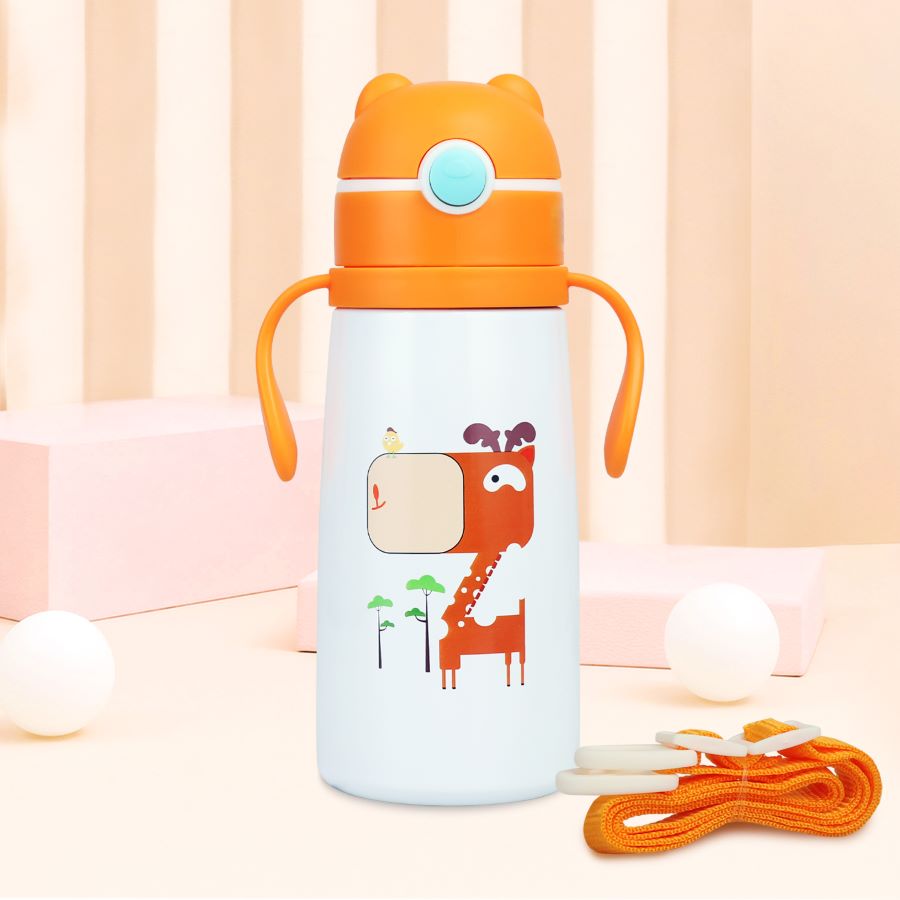 R for Rabbit Steebo Safari Stainless Steel Sipper Bottle for Kids 500ml