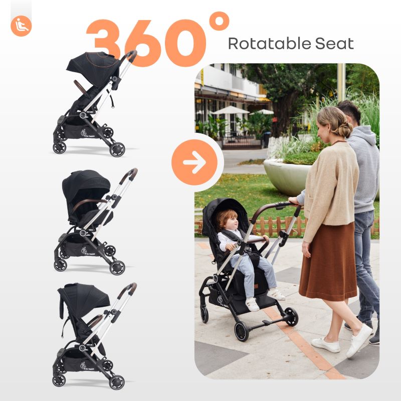 Street Smart 360 Baby Stroller With Personalized Name Plate