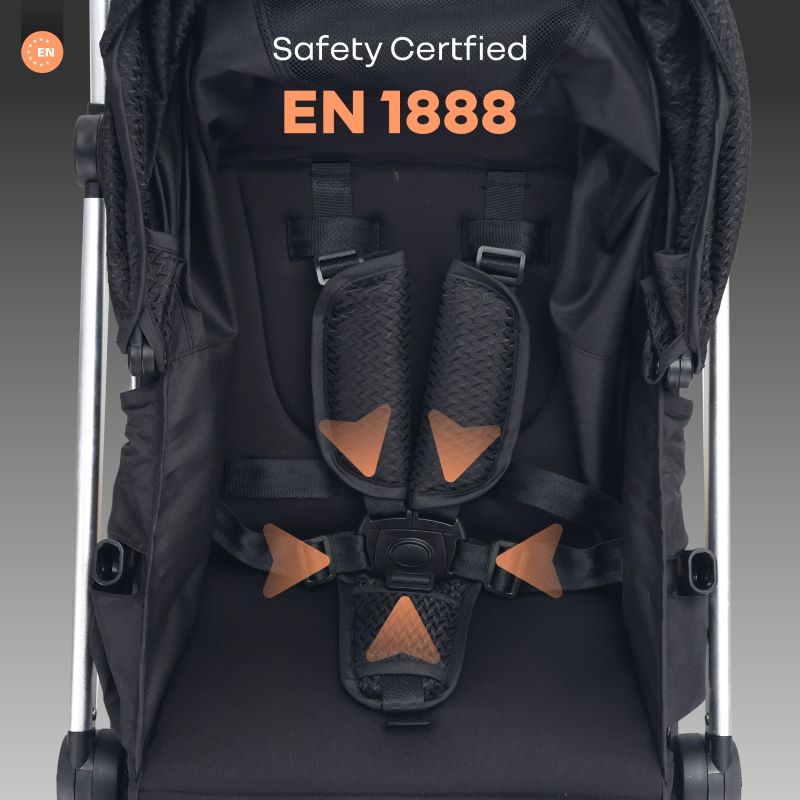 Street Smart 360-degree Rotatable Kids Stroller