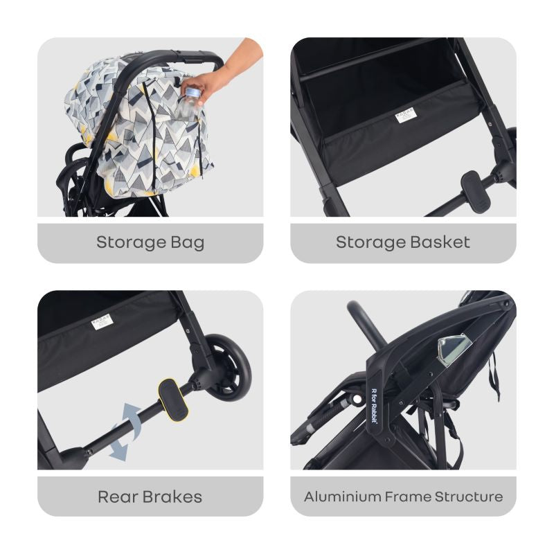 Street Smart Aero Baby Stroller With Personalized Name Plate