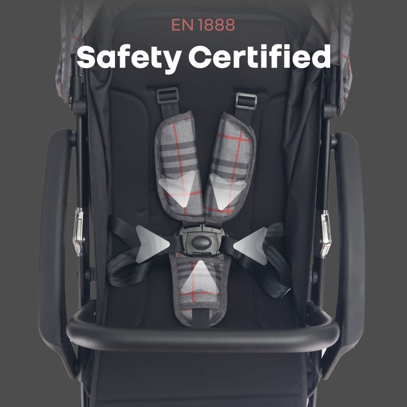 Street Smart Aero Baby Stroller With Personalized Name Plate