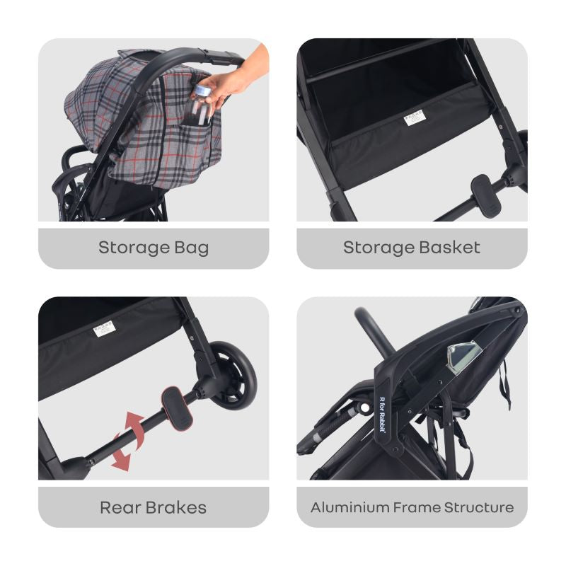 Street Smart Aero Baby Stroller With Personalized Name Plate