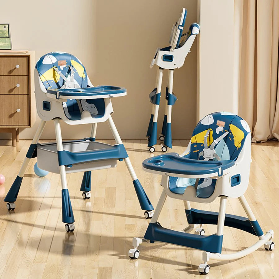 R for Rabbit Sugar Doodle Plus High Chair For Kids 3-in-1 Convertible Design