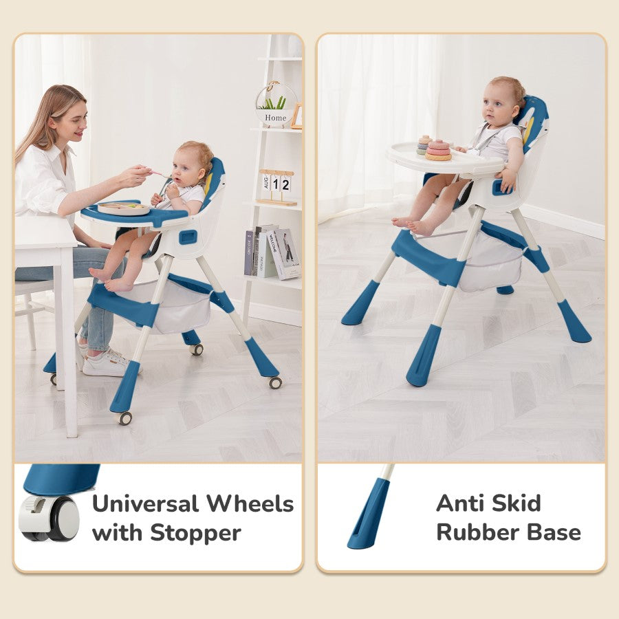 R for Rabbit Sugar Doodle Plus High Chair For Kids 3-in-1 Convertible Design