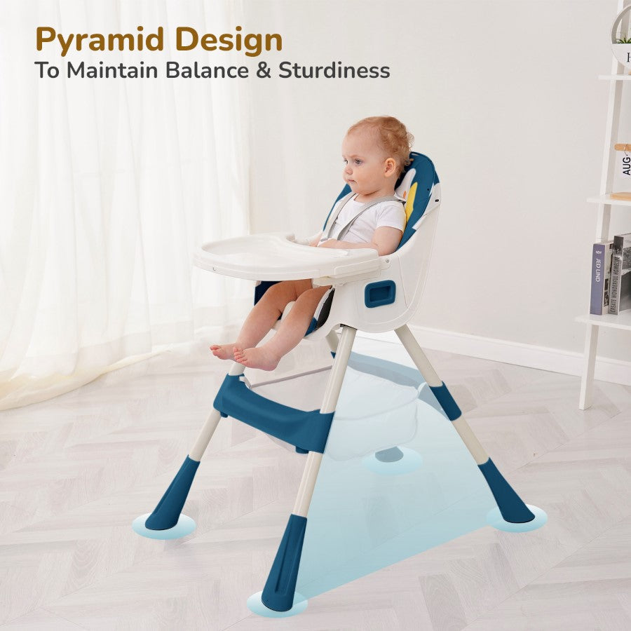 R for Rabbit Sugar Doodle Plus High Chair For Kids 3-in-1 Convertible Design