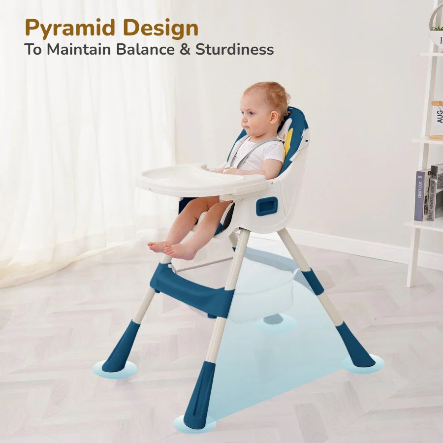 R for Rabbit Sugar Doodle Plus High Chair For Kids 3-in-1 Convertible Design