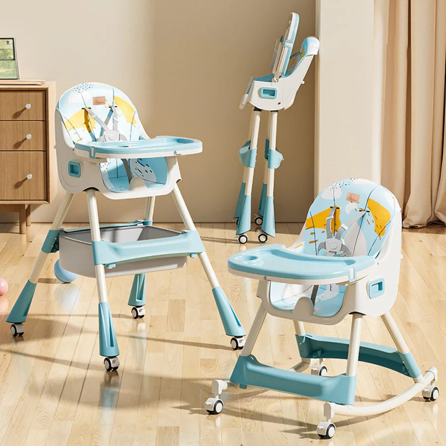 R for Rabbit Sugar Doodle Plus High Chair For Kids 3-in-1 Convertible Design