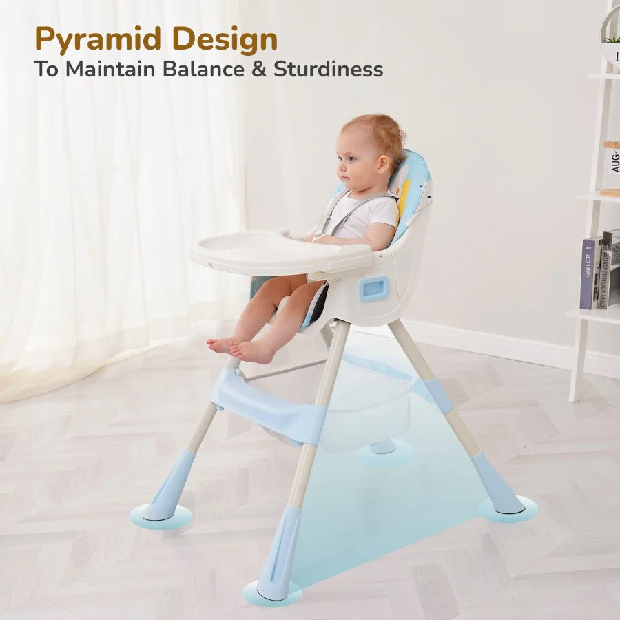 R for Rabbit Sugar Doodle Plus High Chair For Kids 3-in-1 Convertible Design