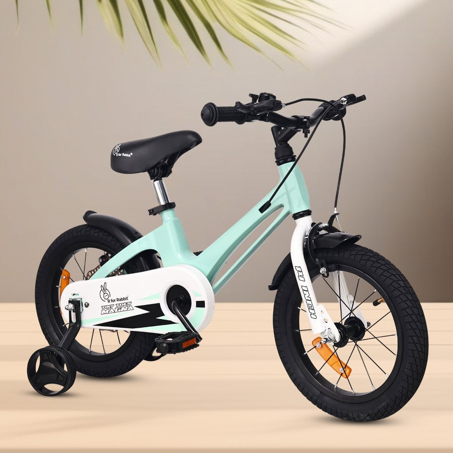 R for Rabbit Tiny Toes Magna Bicycle For Kids 14 Inch  With 90% Plug N Play Installation