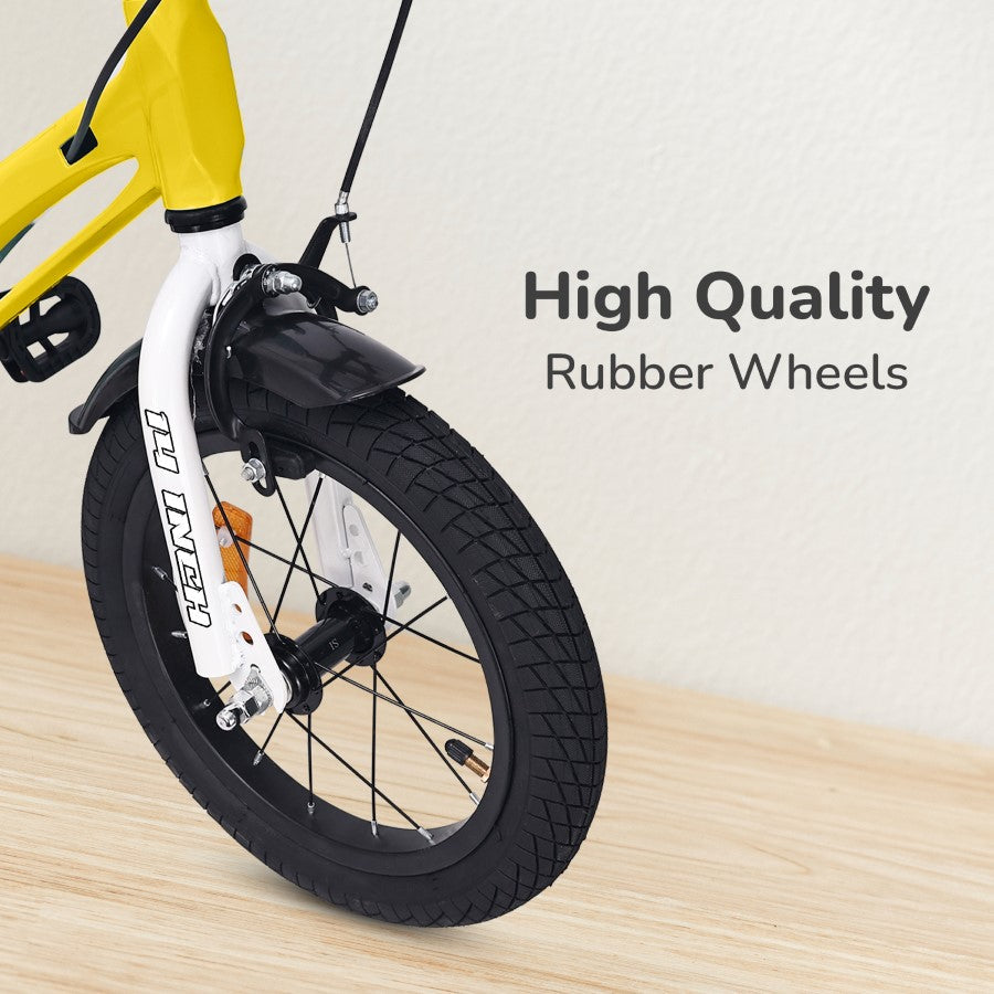 R for Rabbit Tiny Toes Magna Bicycle For Kids 14 Inch  With 90% Plug N Play Installation