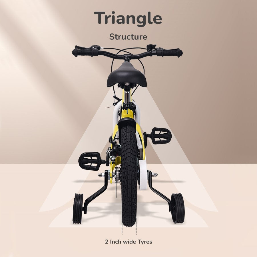 R for Rabbit Tiny Toes Magna Bicycle For Kids 16 Inch  With 90% Plug N Play Installation