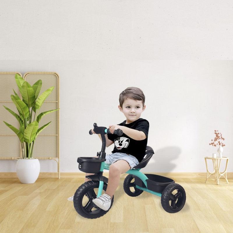 R for Rabbit Tiny Toes T10 Ace Tricycle - Front & Back Basket, Seat Belt
