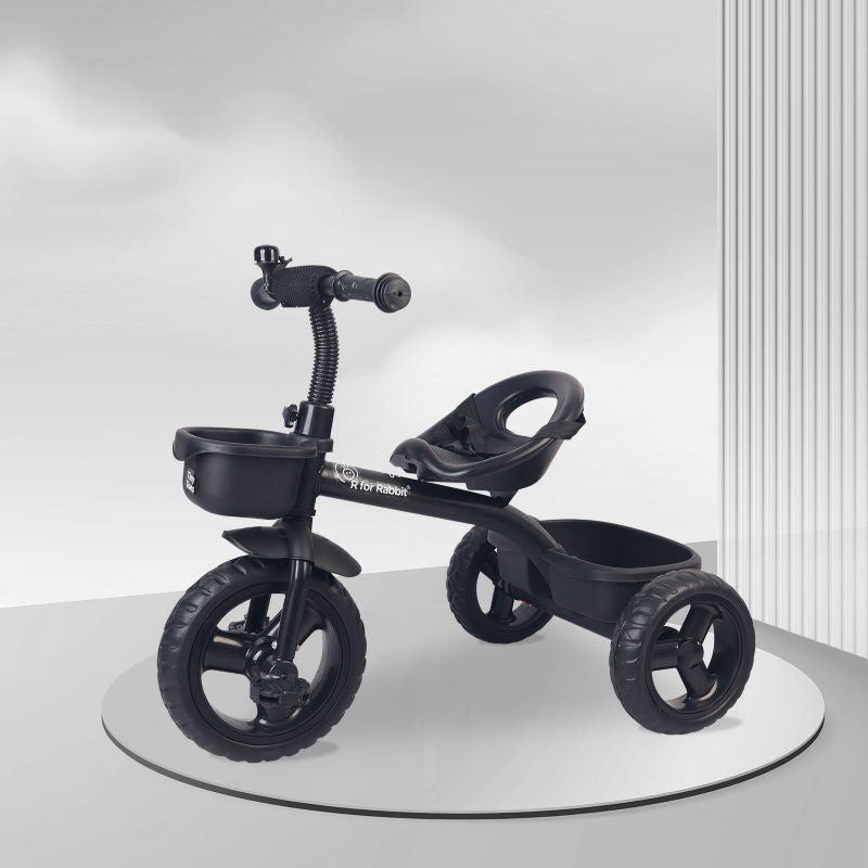 R for Rabbit Tiny Toes T10 Ace Tricycle - Front & Back Basket, Seat Belt