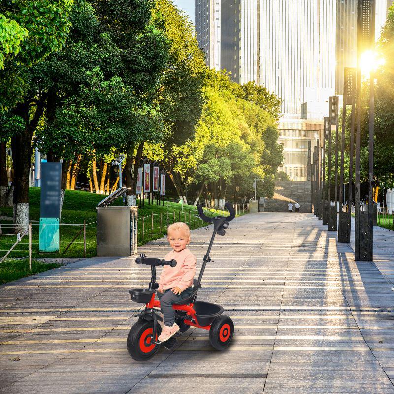 R for Rabbit Tiny Toes T20 Ace Tricycle - 2 in 1, EVA Wheels, Adjustable Parental Control, Cup Holder, EVA Wheels, Front & Rear Basket, 1.5-5y