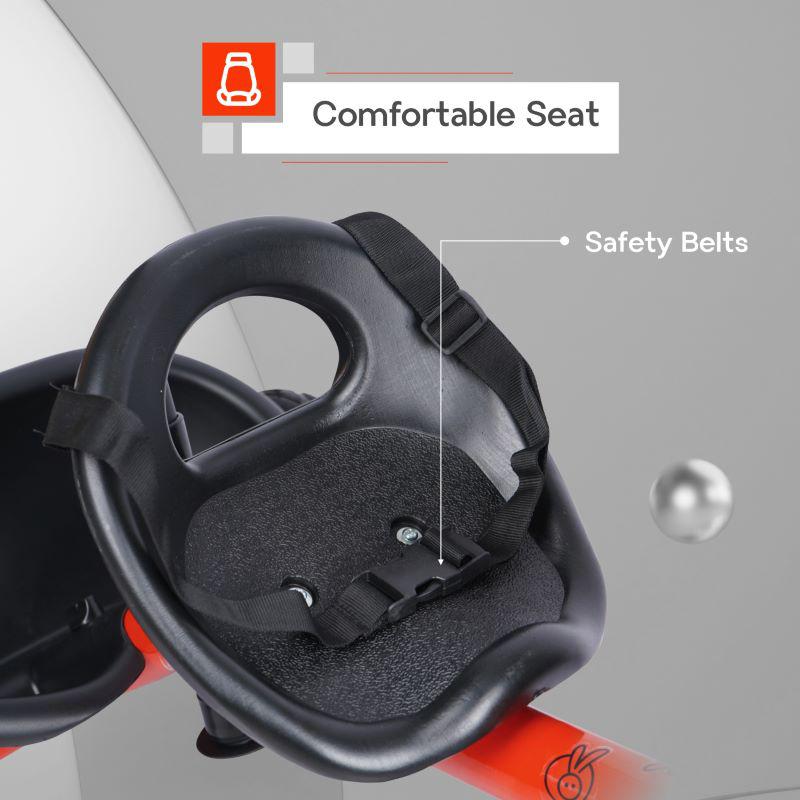 R for Rabbit Tiny Toes T20 Plus Tricycle - 2 in 1, Rubber Wheels, Adjustable Parental Control, Cup Holder