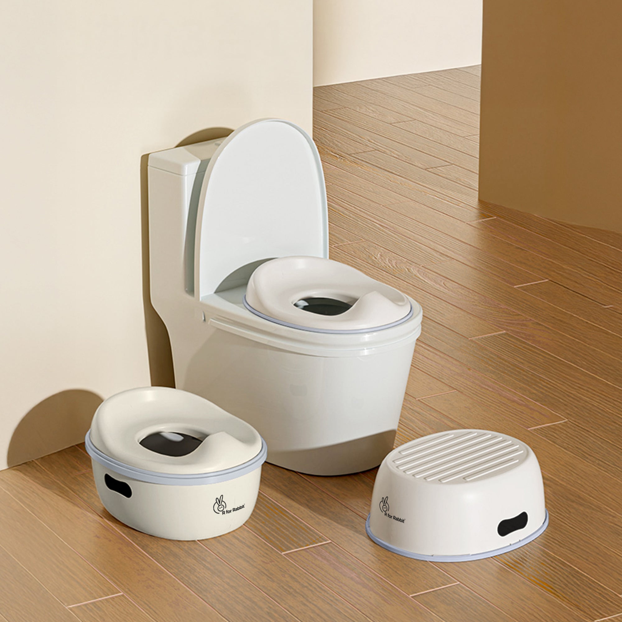 R for Rabbit Tiny Tots Mellow 3-in-1 Convertible Potty Training Seat Safe & Ergonomic Potty Training Chair