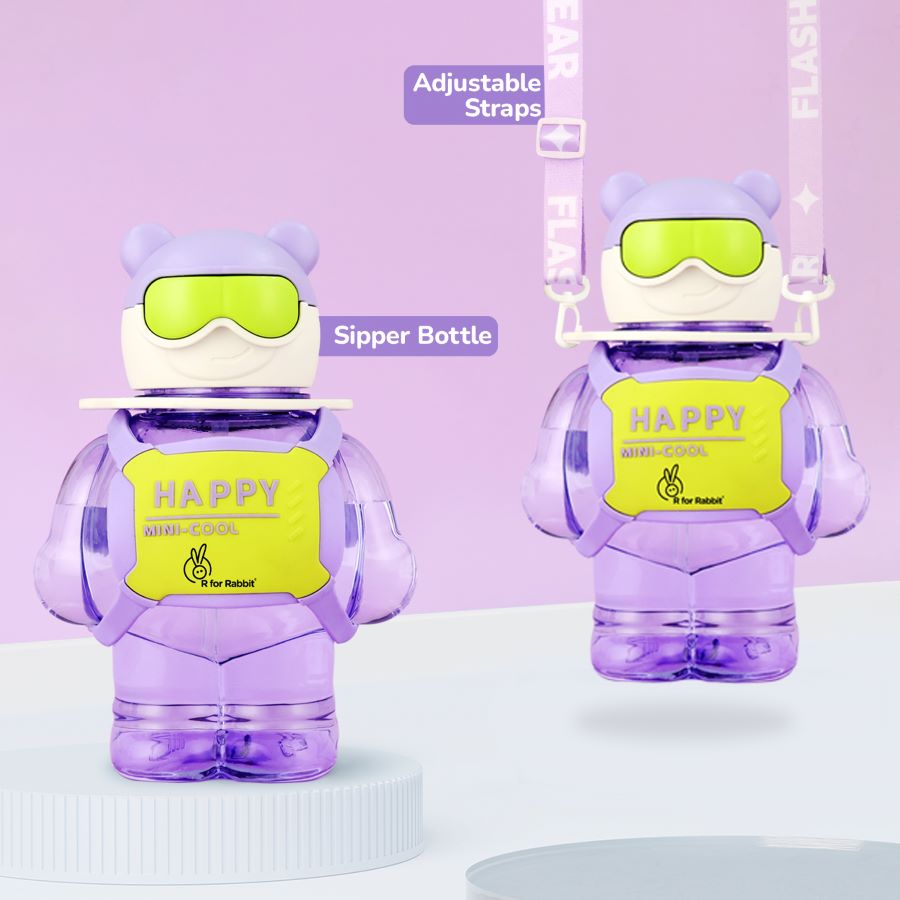 R for Rabbit Tritan Astro Baby Straw Sipper Bottle 1000ml
