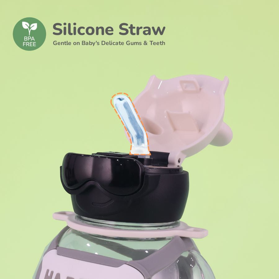 R for Rabbit Tritan Astro Baby Straw Sipper Bottle 1000ml