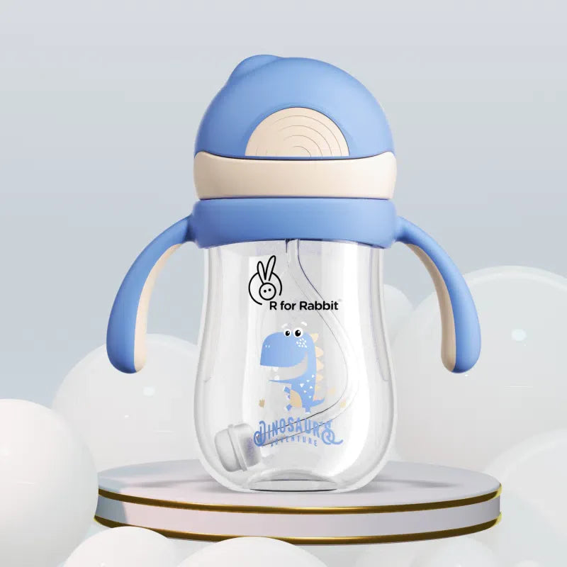 R for Rabbit Tritan Dino Straw Sipper Bottle for kids 320ml