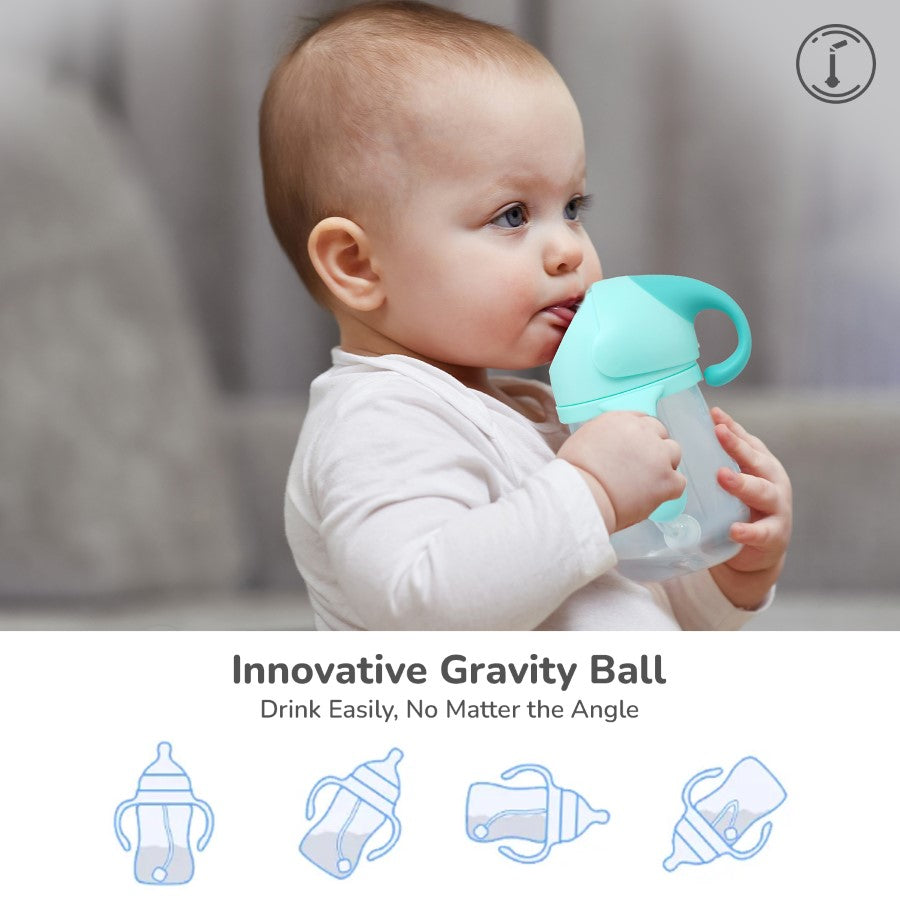 R for Rabbit Trunky Baby Straw Sipper Bottle 320ml With Safe BPA free PP Material