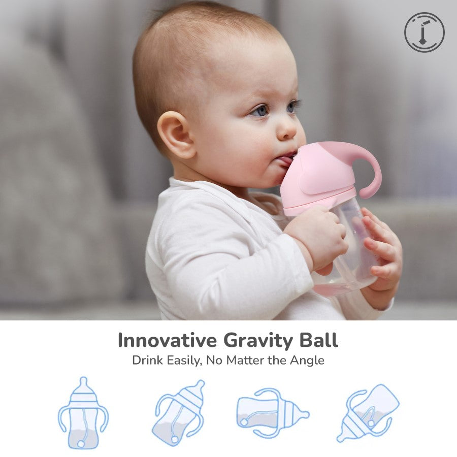 R for Rabbit Trunky Baby Straw Sipper Bottle 320ml With Safe BPA free PP Material