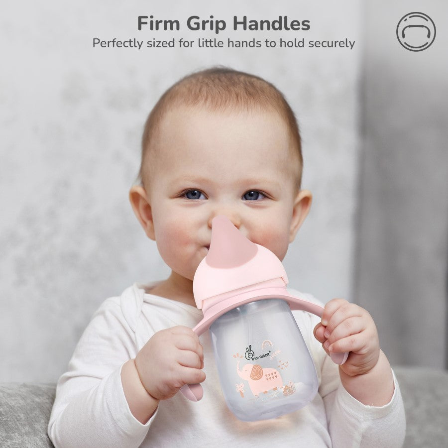 R for Rabbit Trunky Baby Straw Sipper Bottle 320ml With Safe BPA free PP Material