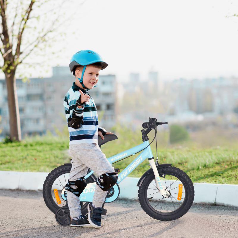 R for Rabbit Vroom Bicycle For Kids 14 Inch With 90% Plug and Play For Ease of Installation