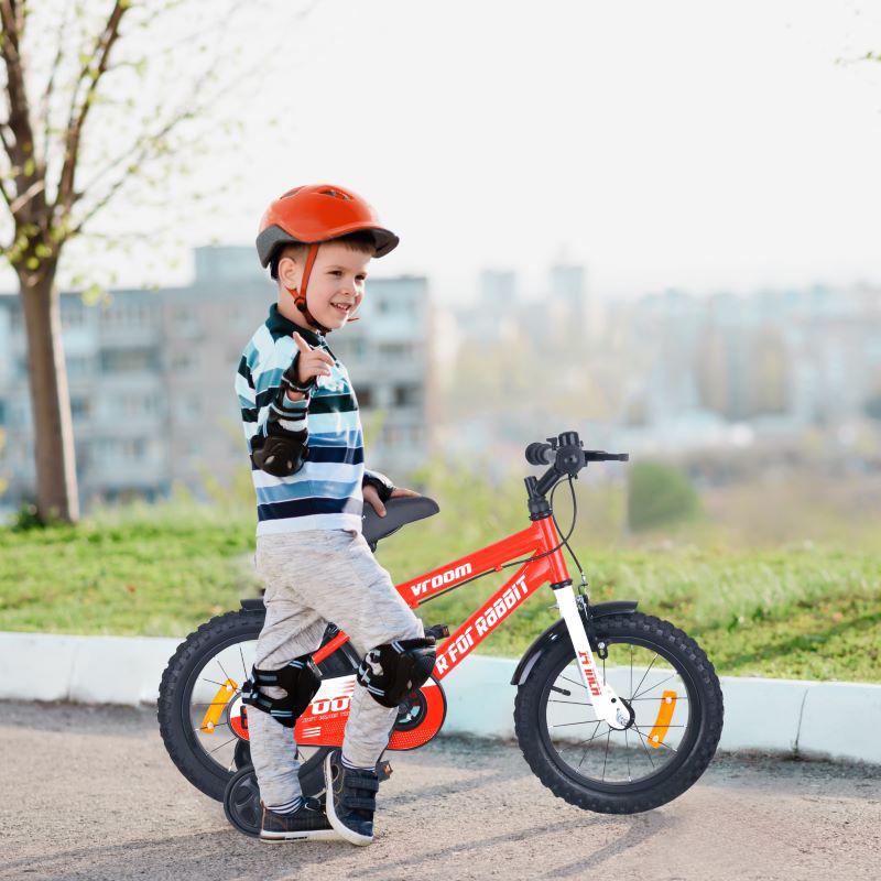 R for Rabbit Vroom Bicycle For Kids 14 Inch With 90% Plug and Play For Ease of Installation