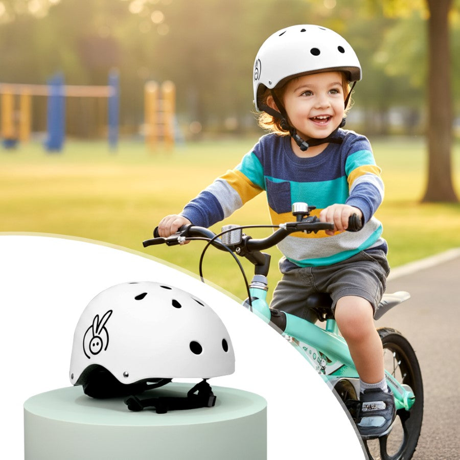 R for Rabbit Safe Play Best Kids Safety Helmet - Trusted EN1078 Certified Helmet for Kids with Shock-Absorbing EPS Foam 5-13 Years