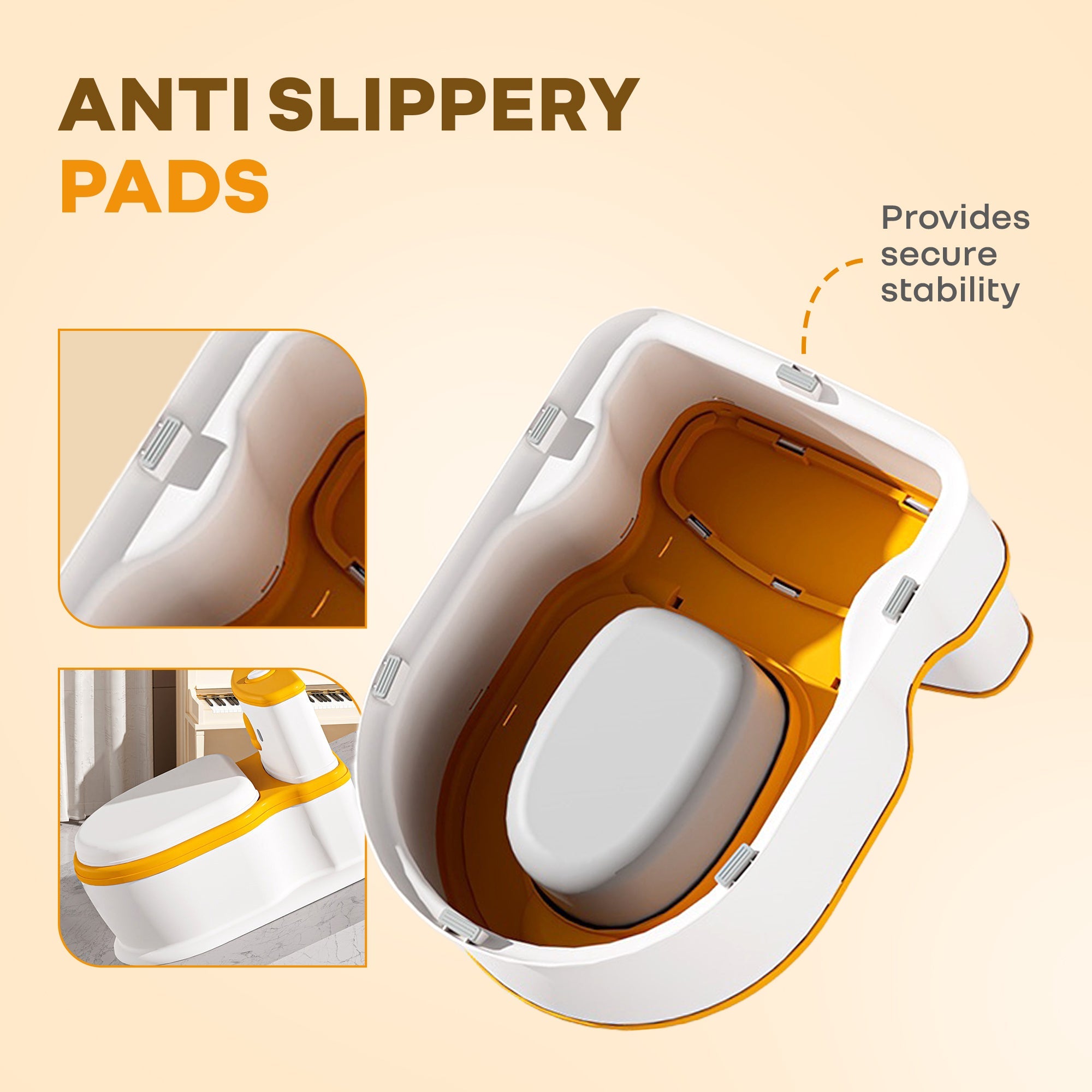 R for Rabbit Little Grownup Pixie Potty Training Seat for Kids with Music & Tissue Storage