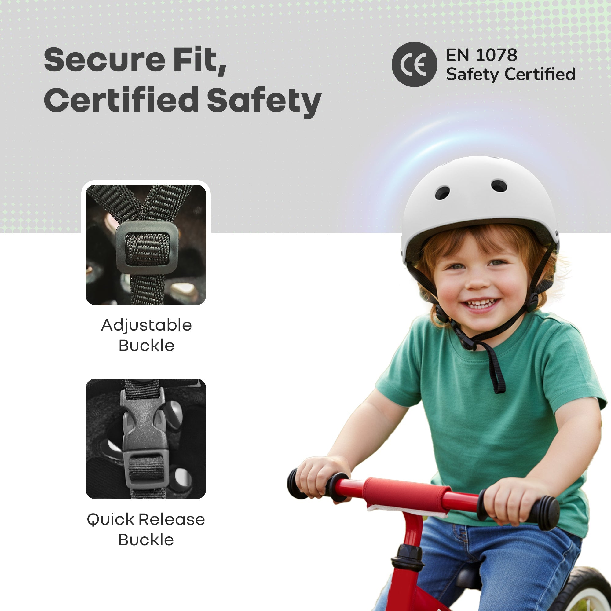 R for Rabbit Safe Play Best Kids Safety Helmet - Trusted EN1078 Certified Helmet for Kids with Shock-Absorbing EPS Foam 5-13 Years