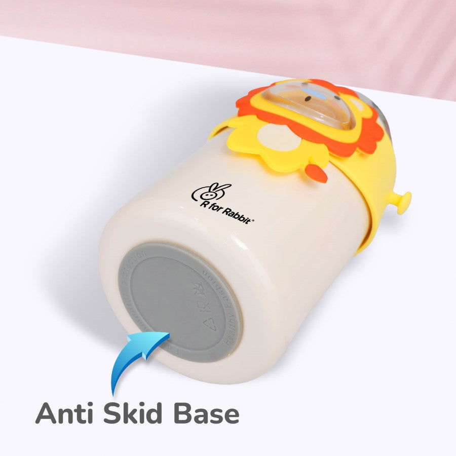 R for Rabbit Steebo Zoobie Stainless Steel Sipper Feeding Bottle for Kids 550ml
