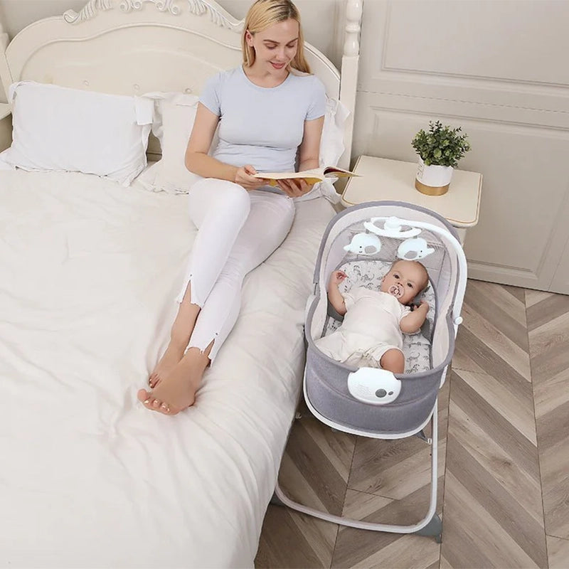 Mastela 6 In 1 Multi-Function Bassinet- Grey