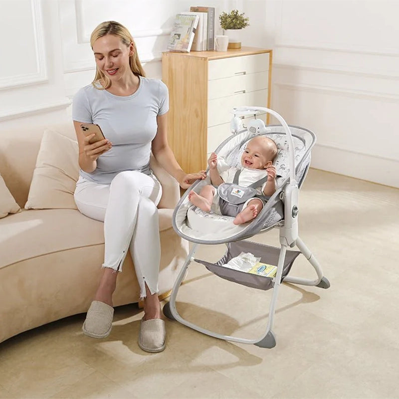 Mastela 6 In 1 Multi-Function Bassinet- Grey
