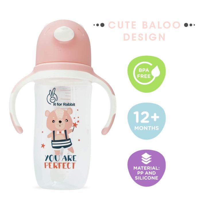 R for Rabbit Premium Baloo Baby Straw Sipper Bottle 300 ML