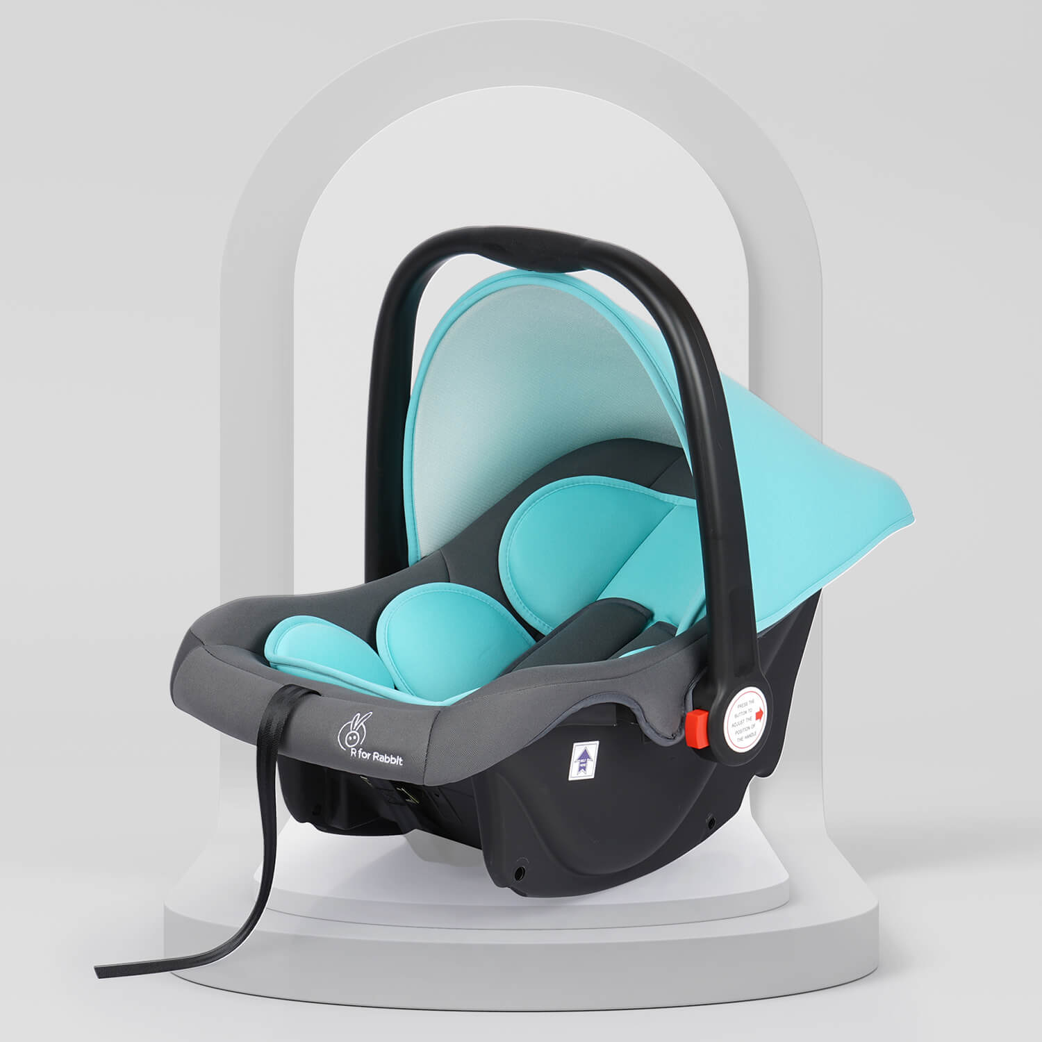 R for Rabbit Picaboo 4 in 1 Multipurpose Baby Carry Cot With Personalized Name Tag