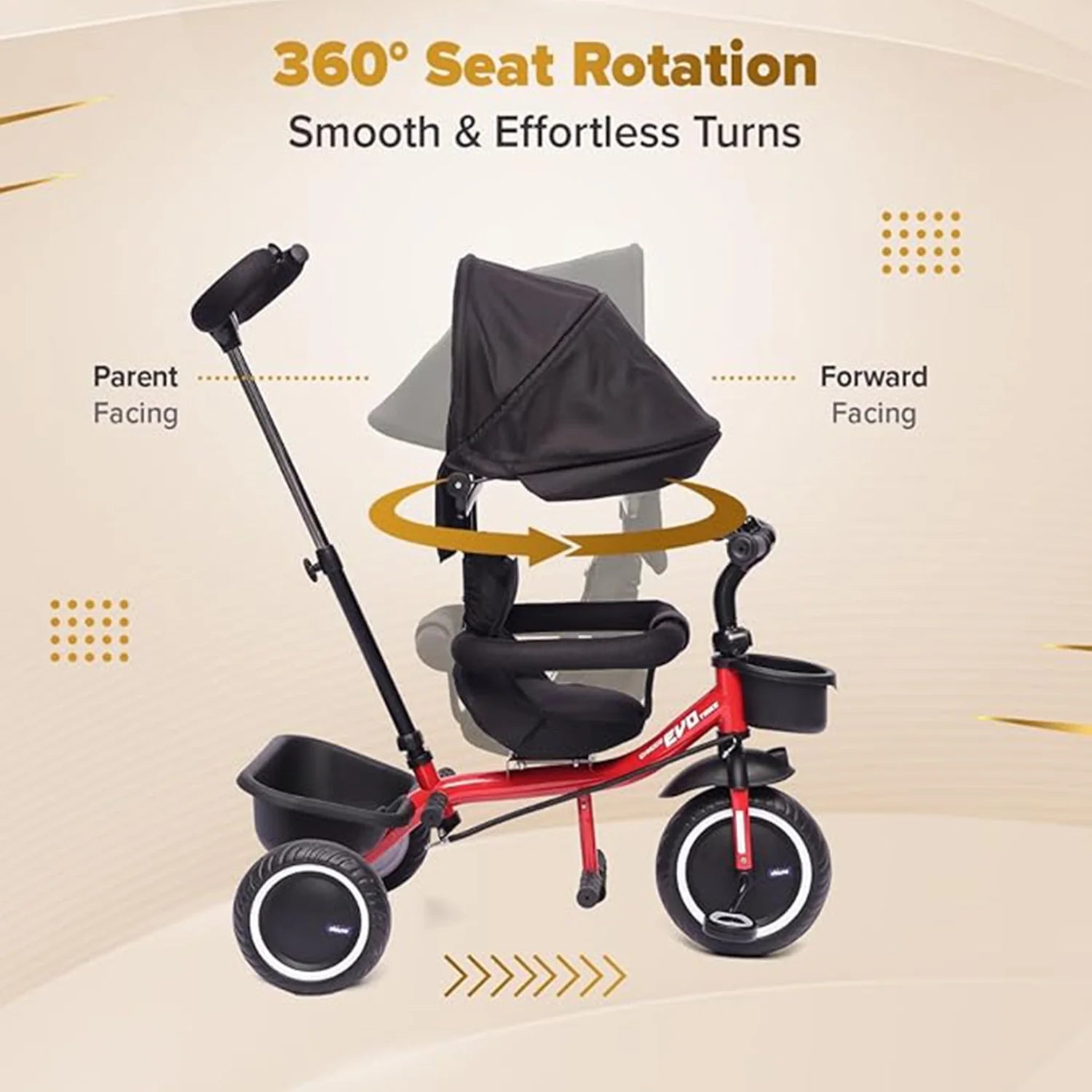 Chicco 4-in-1-evolution-trike-red
