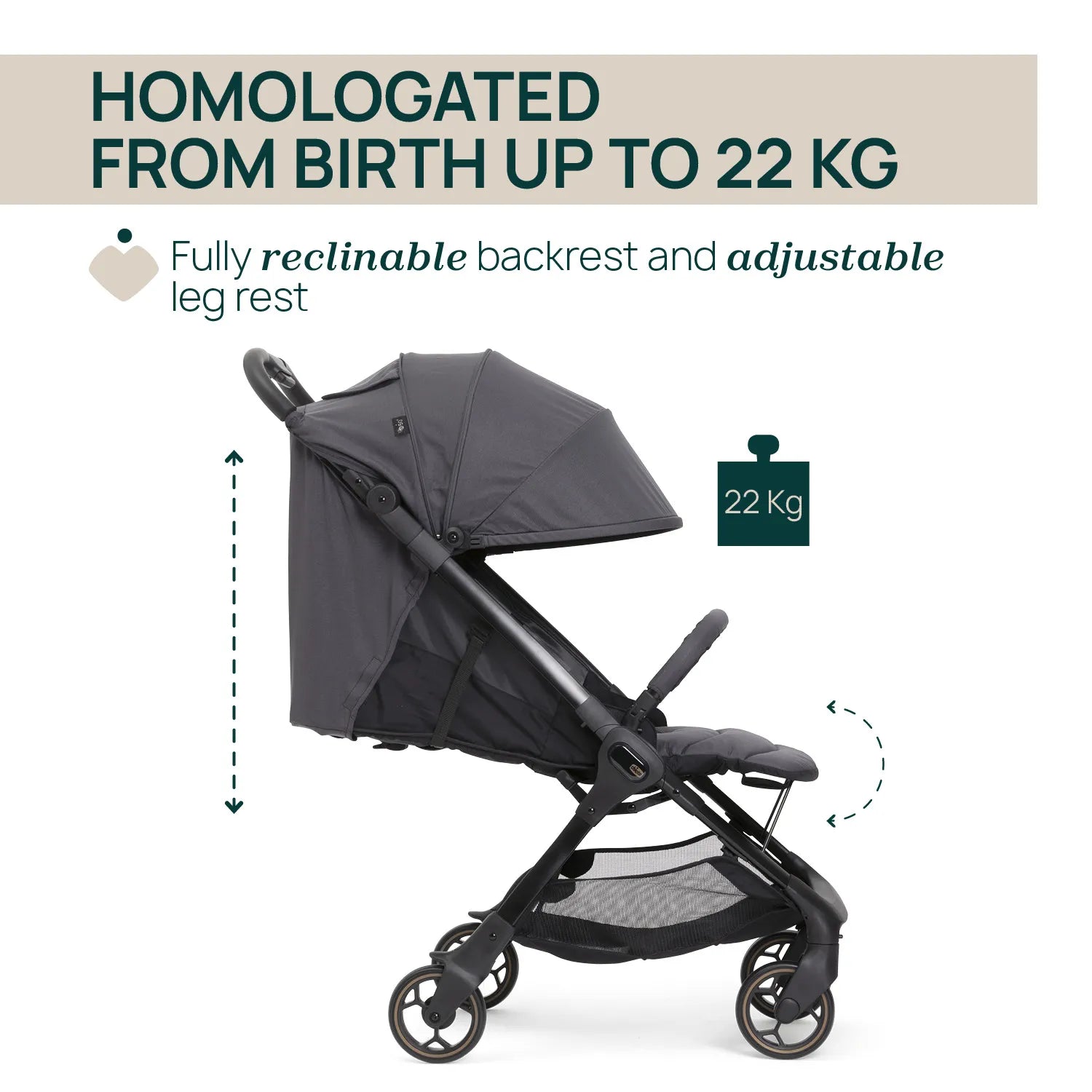 chicco Aero-We Stroller Ebony