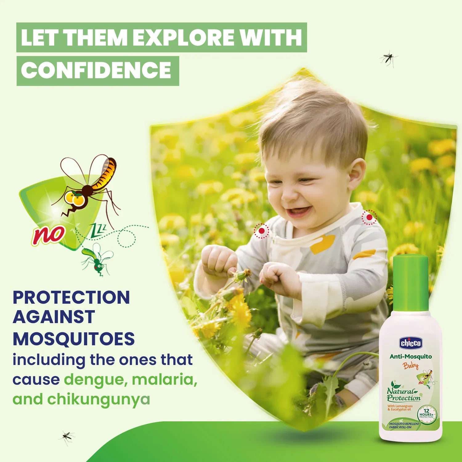 Chicco Anti Mosquito Fabric Roll On