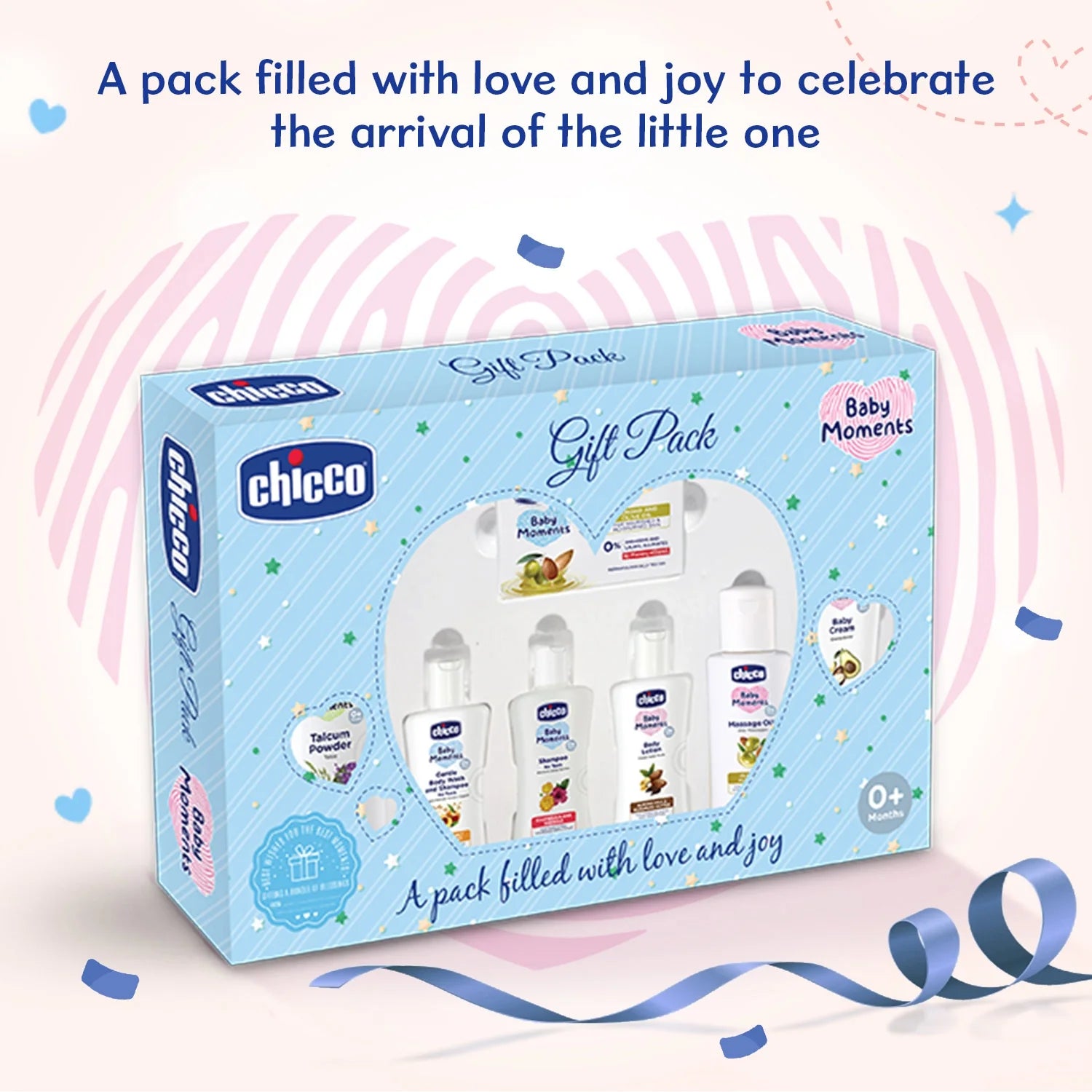 Chicco Baby Caring Gift Pack Set Blue