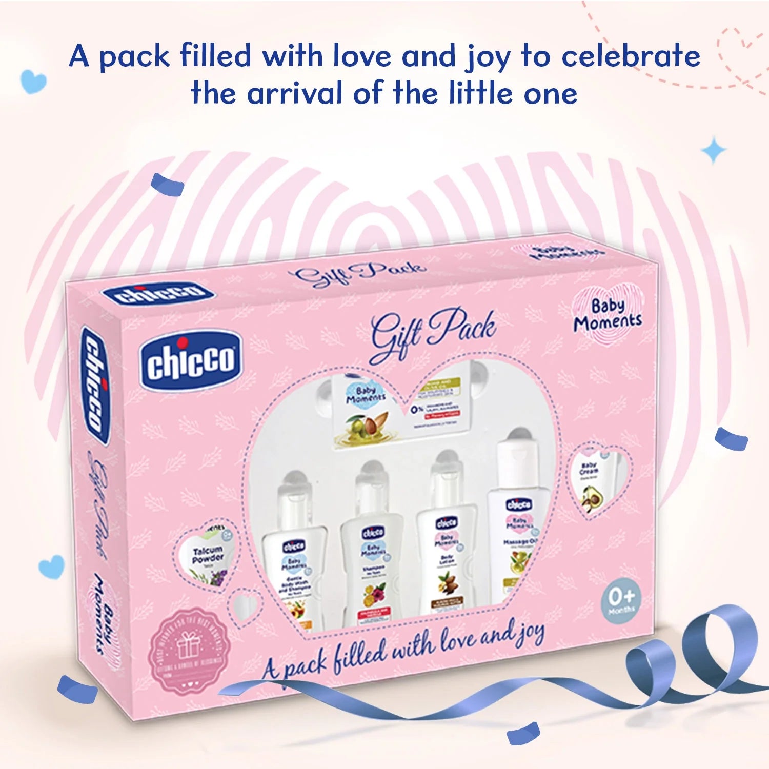 Chicco Baby Caring Gift Pack Set Pink